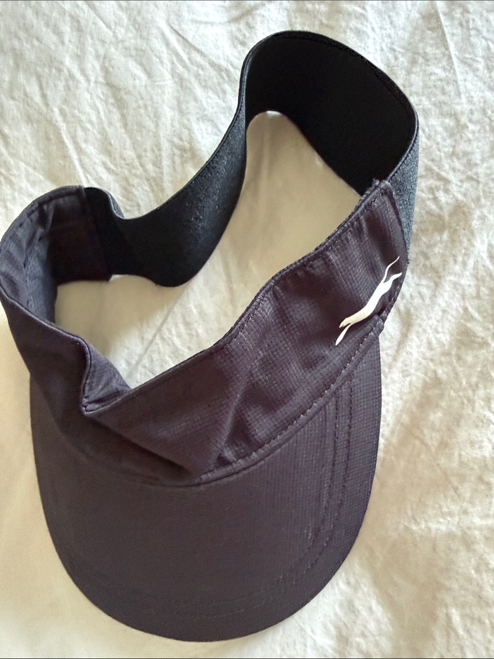 Puma Black Visor with White Logo